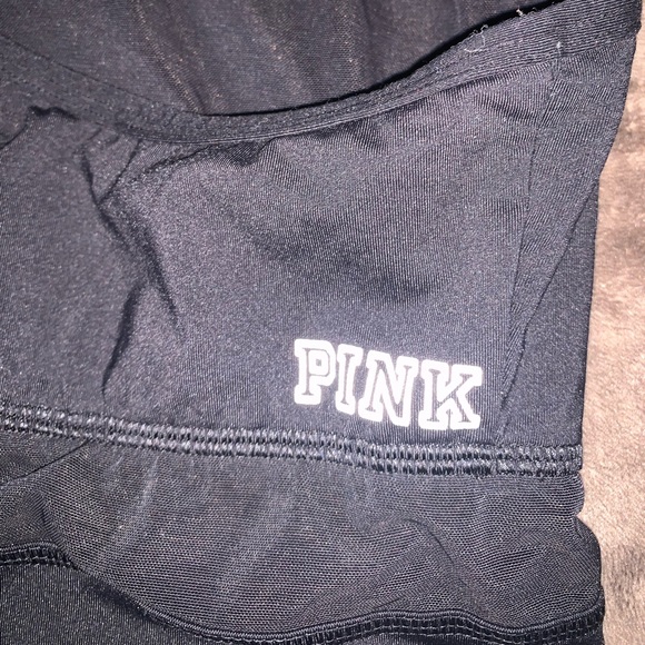 Pink Victoria Secret Ultimate Strappy Cropped Mesh Halter Bra - Picture 3 of 9